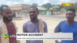 Motor Accident: Okada rider transporting sick woman to hospital dies with patient in Kasoa (30-9-26)