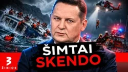 Dramatiška operacija jūroje: keleivių ieško ir iš oro