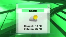 Keddi időjárás előrejelzés