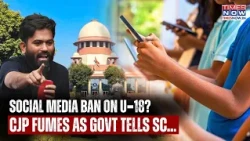CJP's Dipke Fumes: Modi Govt Plans Social Media Ban For Under-18? Big Hint In Supreme Court| Watch