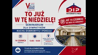 Spotkanie sympatyków Ruchu Dobrobytu i Pokoju już w tę niedzielę 14 czerwca