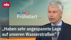 Low water levels on the Rhine – Transport Minister warns of supply shortages | ntv