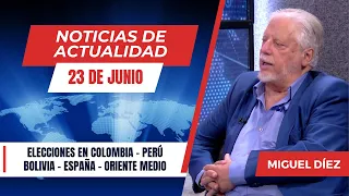 Abelardo es elegido en Colombia, Bolivia en Estado de excepción, la corrupción en España // NOTICIAS