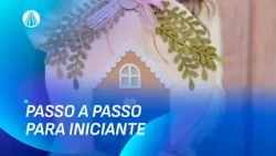 Enfeite de porta "casinha" em feltro por Fernanda Lacerda | Faça Você Mesmo
