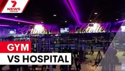 Hospital sues upstairs gym over noise disruption | 7NEWS
