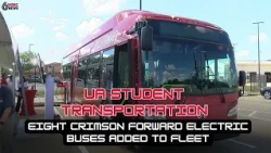 Electric buses transporting UA students emission-free