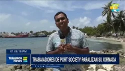 TeleislasNews I Trabajadores de Port Society paralizan su jornada