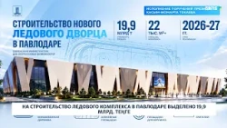 19.9 billion tenge allocated for the construction of an ice complex in Pavlodar