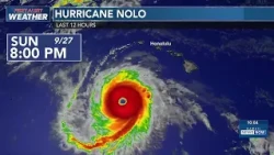 Hurricane Nolo close to category 5 intensity, on track away from main Hawaiian islands
