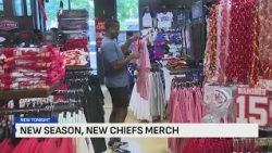 Chiefs fans load up on gear ahead of the season opener
