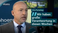 CSU-Parteitag: Interview mit Alexander Hoffmann (Vorsitzender Landesgruppe) | 24.10.26