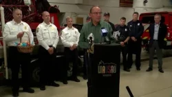 Wisconsin Congressman Tom Tiffany speaks after plane he was on made emergency landing in lake