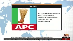 APC Moves Against Hunyé Over Alleged Ogun 2027 Impersonation