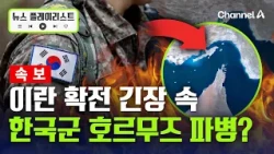 [속보] 미국, 이란 폭격 재개 속 한국군 호르무즈 파병하나? [뉴스플레이리스트] / 채널A