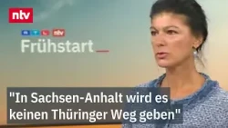 Sahra Wagenknecht: "Keinen Kontakt" zum AfD-Spitzenkandidaten Siegmund | ntv