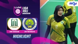 UIN SATU Tulungagung 3-0 UM Malang | Women's Student Volleyball League Highlights | Moji