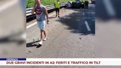 NEWS. TWO SERIOUS ACCIDENTS ON THE A2: INJURIES AND TRAFFIC GRIDLOCK