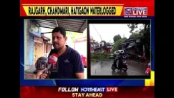 Heavy Rain Batters Guwahati, Flooding and Traffic Chaos Reported Across City