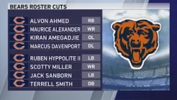 Notable cuts as Bears announce 2026-27 roster