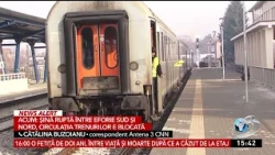 Train track broken between Eforie Nord and Eforie Sud. Train traffic has been stopped