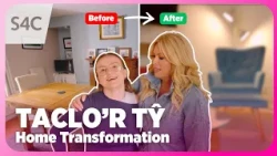 Troi lolfa yn noddfa ymlacio | Home transformation with Sarra Elgan | Taclo'r Tŷ
