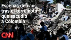 Earthquake in Colombia: images of the destruction, rescue efforts, and calls from authorities