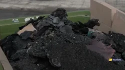 Fire and fear at the new Conad in Veglie: arsonist caught on camera