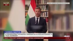 A fuvarozókat kihagyva támogatja a dízelautósokat a Tisza-kormány - HírTV