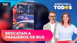 Rescatan a pasajeros atrapadas en bus por inundaciones en paso bajo nivel en Concepción | BDAT