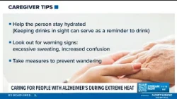 Caring for people with dementia and Alzheimer's disease during extreme heat