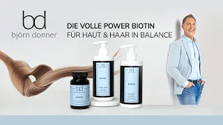 Björn Donner - Haarpflege & Styling Produkte mit Biotin vom Beauty-Experten & Mikronährstoffberater