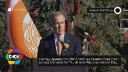 Carney speaks in Edmonton as ceremonies held across Canada for Truth and Reconciliation Day