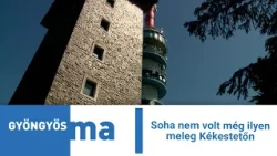 Soha nem volt még ilyen meleg Kékestetőn