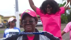 GABON PINK OCTOBER: NATIONAL POLICE FORCE FEMALE PERSONNEL MOBILIZED