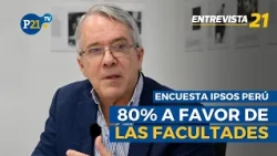 Alfredo Torres: "The vast majority are in favor of granting powers" | Entrevista21