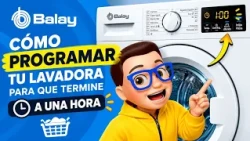 HOW TO PROGRAM A BALAY WASHING MACHINE TO FINISH AT A SPECIFIC TIME 🧺 !