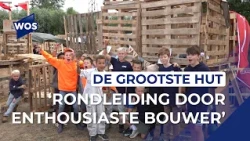 Tour of the largest hut at Huttenbouwen