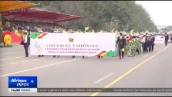 Republic of the Congo: A military and civilian parade to celebrate the 66th Independence Anniversary