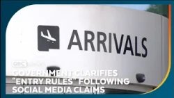 Government clarifies "entry rules" following social media claims