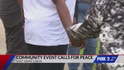 East St. Louis community calls for peace after mass shooting