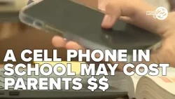 School may fine parents if students violate cell phone policy