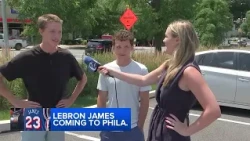 Philadelphia 76ers fans hyped amid LeBron James announcement