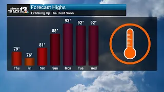 Tranquil weather follows Wednesday's storms