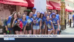 Santa Marija timmarka l-qofol tal-istaġun tal-festi
