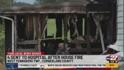 Four sent to hospital after Cumberland County house fire