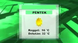 Pénteki időjárás előrejelzés