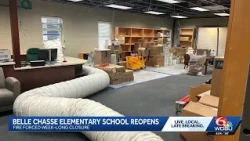 Belle Chasse Elementary reopens more than a week after a fire