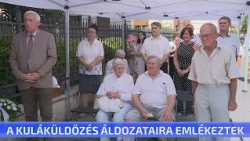 A kuláküldözés áldozataira emlékeztek
