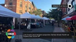 Live music and vendors populate James Street North as Supercrawl kicks off