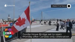Gordie Howe Bridge set to open Monday after Canada-only celebration